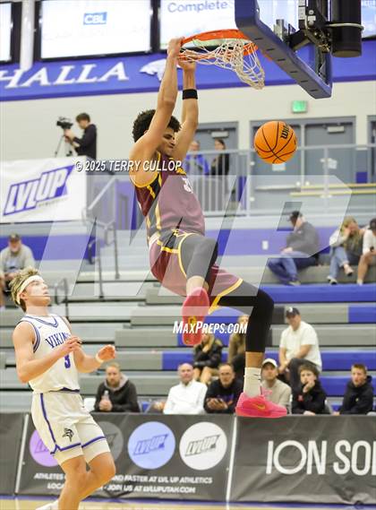 Thumbnail 2 in Layton Christian Academy vs. Pleasant Grove (5 for the Fight Hoopfest) photogallery.