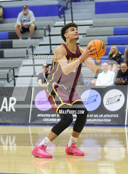 Thumbnail 3 in Layton Christian Academy vs. Pleasant Grove (5 for the Fight Hoopfest) photogallery.