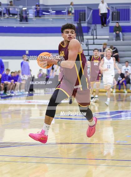 Thumbnail 3 in Layton Christian Academy vs. Pleasant Grove (5 for the Fight Hoopfest) photogallery.