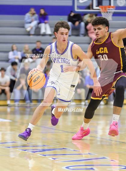Thumbnail 3 in Layton Christian Academy vs. Pleasant Grove (5 for the Fight Hoopfest) photogallery.
