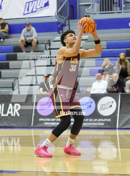 Thumbnail 1 in Layton Christian Academy vs. Pleasant Grove (5 for the Fight Hoopfest) photogallery.