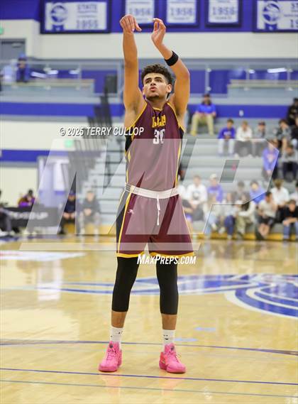 Thumbnail 1 in Layton Christian Academy vs. Pleasant Grove (5 for the Fight Hoopfest) photogallery.