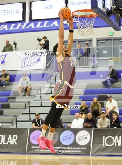 Thumbnail 3 in Layton Christian Academy vs. Pleasant Grove (5 for the Fight Hoopfest) photogallery.