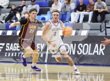 Thumbnail 3 in Layton Christian Academy vs. Pleasant Grove (5 for the Fight Hoopfest) photogallery.