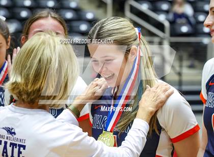 Thumbnail 2 in Cedar Park @ Wakeland (UIL 5A Volleyball Division II Final Medal Ceremony) photogallery.