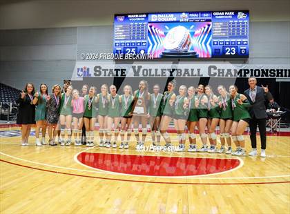 Thumbnail 1 in Cedar Park @ Wakeland (UIL 5A Volleyball Division II Final Medal Ceremony) photogallery.