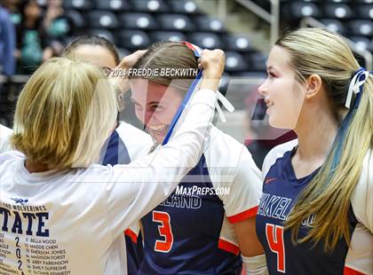 Thumbnail 3 in Cedar Park @ Wakeland (UIL 5A Volleyball Division II Final Medal Ceremony) photogallery.