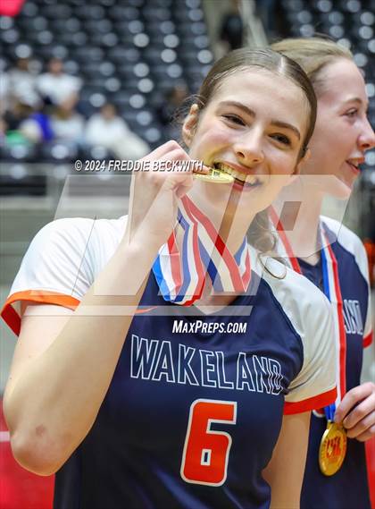 Thumbnail 1 in Cedar Park @ Wakeland (UIL 5A Volleyball Division II Final Medal Ceremony) photogallery.