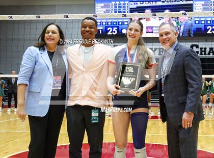 Thumbnail 2 in Cedar Park @ Wakeland (UIL 5A Volleyball Division II Final Medal Ceremony) photogallery.