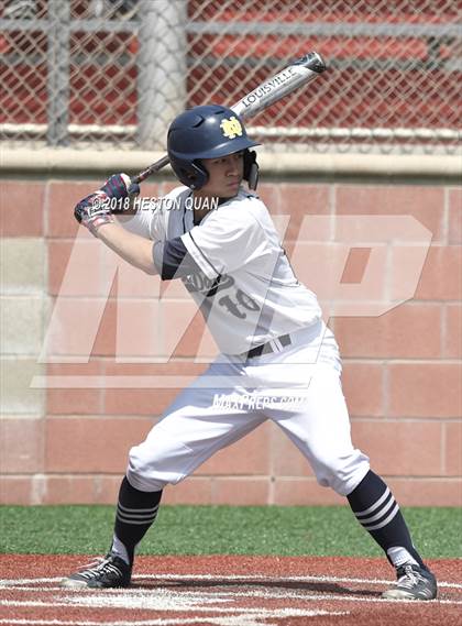 Thumbnail 3 in Etiwanda vs Notre Dame (SO) (Boras Classic - South) photogallery.