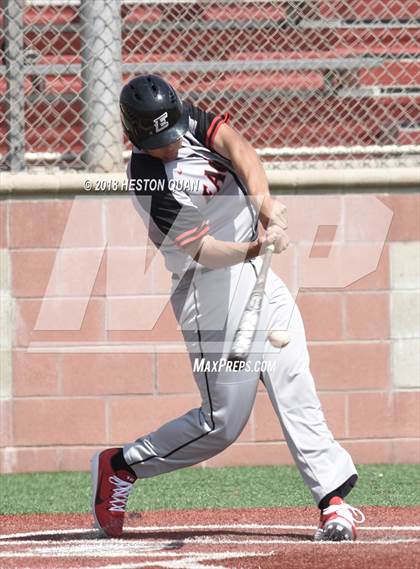 Thumbnail 2 in Etiwanda vs Notre Dame (SO) (Boras Classic - South) photogallery.