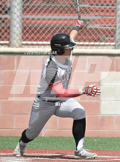 Thumbnail 2 in Etiwanda vs Notre Dame (SO) (Boras Classic - South) photogallery.