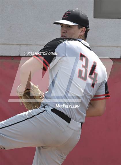 Thumbnail 2 in Etiwanda vs Notre Dame (SO) (Boras Classic - South) photogallery.