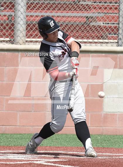 Thumbnail 2 in Etiwanda vs Notre Dame (SO) (Boras Classic - South) photogallery.