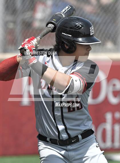 Thumbnail 1 in Etiwanda vs Notre Dame (SO) (Boras Classic - South) photogallery.