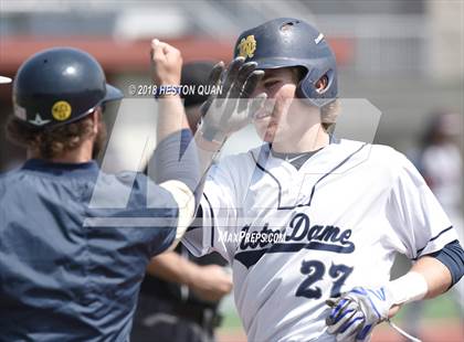 Thumbnail 3 in Etiwanda vs Notre Dame (SO) (Boras Classic - South) photogallery.