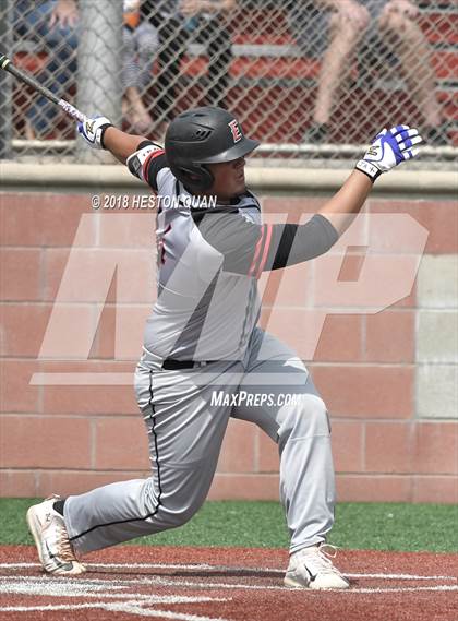 Thumbnail 2 in Etiwanda vs Notre Dame (SO) (Boras Classic - South) photogallery.