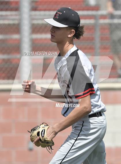 Thumbnail 2 in Etiwanda vs Notre Dame (SO) (Boras Classic - South) photogallery.