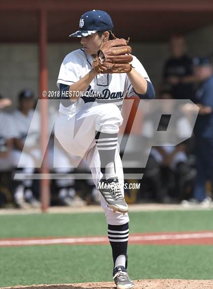 Thumbnail 1 in Etiwanda vs Notre Dame (SO) (Boras Classic - South) photogallery.