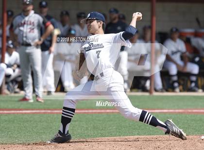 Thumbnail 3 in Etiwanda vs Notre Dame (SO) (Boras Classic - South) photogallery.