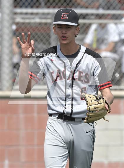 Thumbnail 2 in Etiwanda vs Notre Dame (SO) (Boras Classic - South) photogallery.