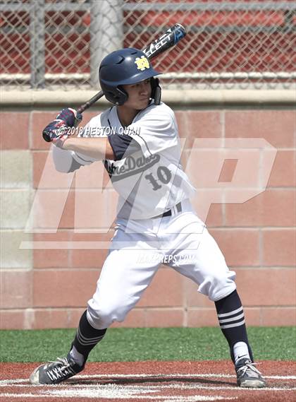 Thumbnail 1 in Etiwanda vs Notre Dame (SO) (Boras Classic - South) photogallery.