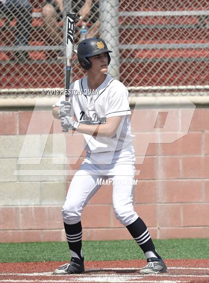 Thumbnail 2 in Etiwanda vs Notre Dame (SO) (Boras Classic - South) photogallery.