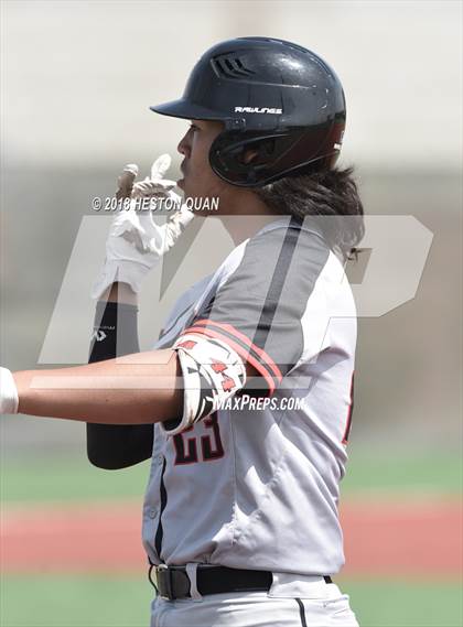 Thumbnail 3 in Etiwanda vs Notre Dame (SO) (Boras Classic - South) photogallery.