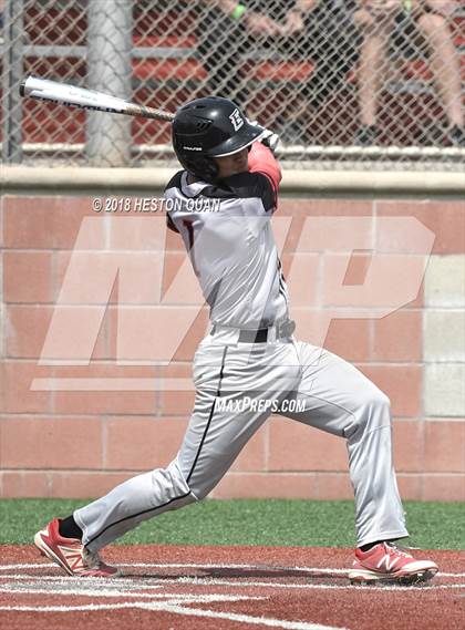 Thumbnail 2 in Etiwanda vs Notre Dame (SO) (Boras Classic - South) photogallery.