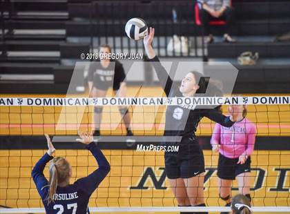 Thumbnail 3 in Ursuline Academy @ St. Mary's Dominican (Catholic League Tournament) photogallery.