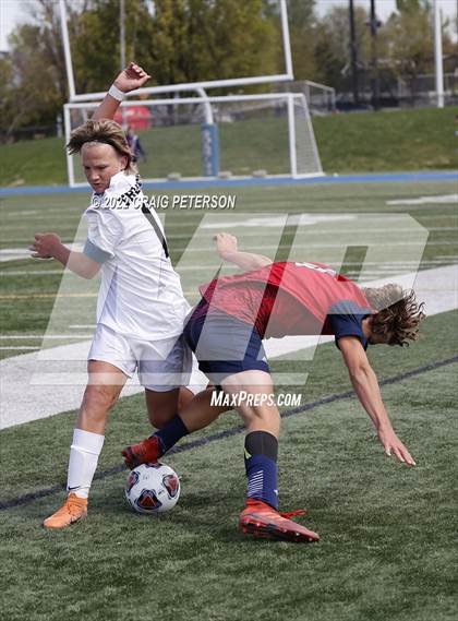 Thumbnail 1 in Crimson Cliffs vs. Desert Hills (UHSAA 4A Semifinal Playoff) photogallery.
