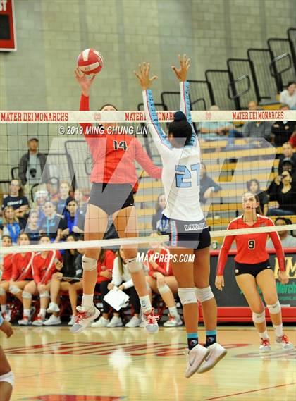 Thumbnail 1 in Marymount @ Mater Dei (CIF SS D1 Semifinal) photogallery.