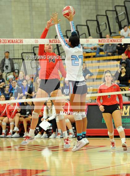 Thumbnail 2 in Marymount @ Mater Dei (CIF SS D1 Semifinal) photogallery.