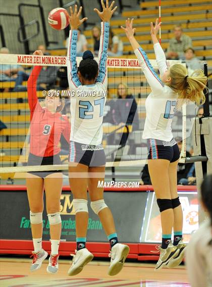 Thumbnail 1 in Marymount @ Mater Dei (CIF SS D1 Semifinal) photogallery.
