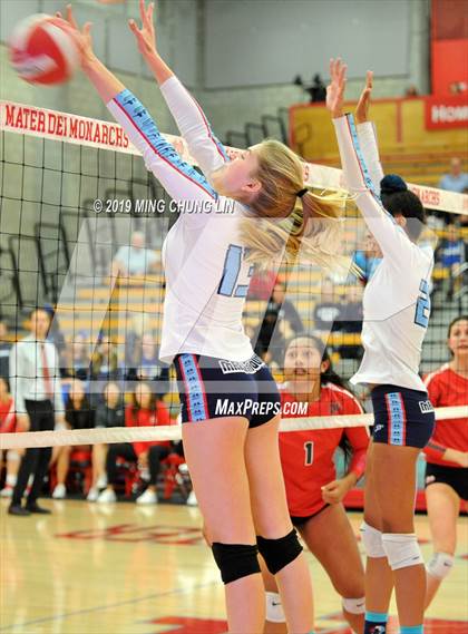 Thumbnail 3 in Marymount @ Mater Dei (CIF SS D1 Semifinal) photogallery.
