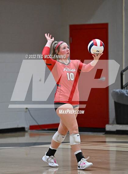 Thumbnail 1 in Atkins vs. Booneville (AAA 3A State Playoff 1st round) photogallery.