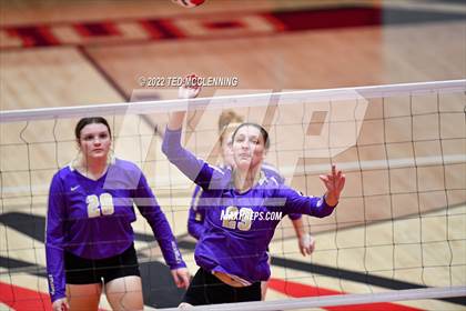 Thumbnail 2 in Atkins vs. Booneville (AAA 3A State Playoff 1st round) photogallery.