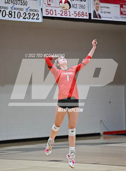 Thumbnail 3 in Atkins vs. Booneville (AAA 3A State Playoff 1st round) photogallery.