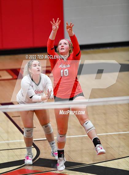 Thumbnail 1 in Atkins vs. Booneville (AAA 3A State Playoff 1st round) photogallery.