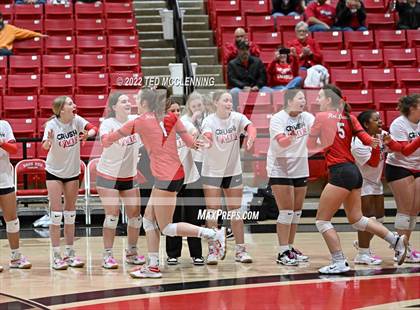 Thumbnail 2 in Atkins vs. Booneville (AAA 3A State Playoff 1st round) photogallery.