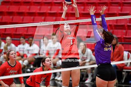 Thumbnail 1 in Atkins vs. Booneville (AAA 3A State Playoff 1st round) photogallery.