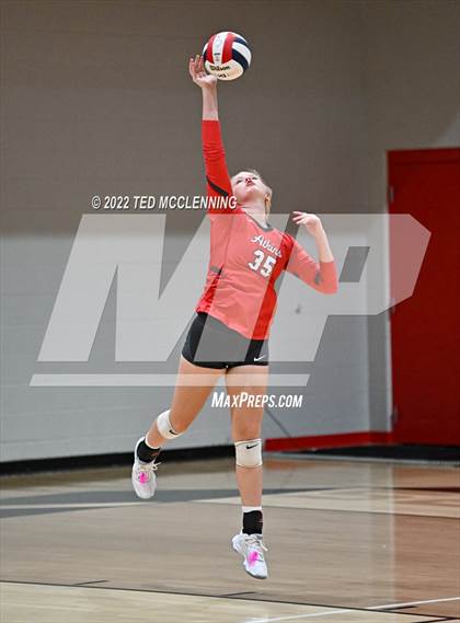 Thumbnail 2 in Atkins vs. Booneville (AAA 3A State Playoff 1st round) photogallery.