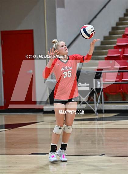 Thumbnail 3 in Atkins vs. Booneville (AAA 3A State Playoff 1st round) photogallery.