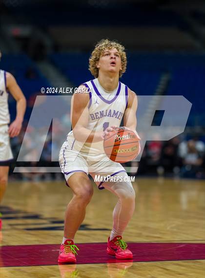 Thumbnail 3 in Benjamin vs Jayton (UIL 1A Basketball Final) photogallery.