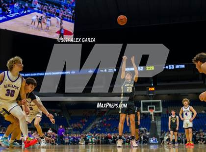 Thumbnail 1 in Benjamin vs Jayton (UIL 1A Basketball Final) photogallery.