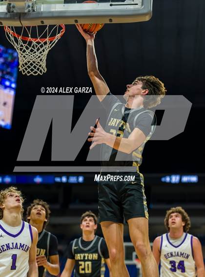 Thumbnail 3 in Benjamin vs Jayton (UIL 1A Basketball Final) photogallery.
