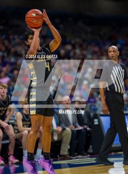 Thumbnail 2 in Benjamin vs Jayton (UIL 1A Basketball Final) photogallery.