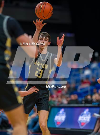 Thumbnail 2 in Benjamin vs Jayton (UIL 1A Basketball Final) photogallery.
