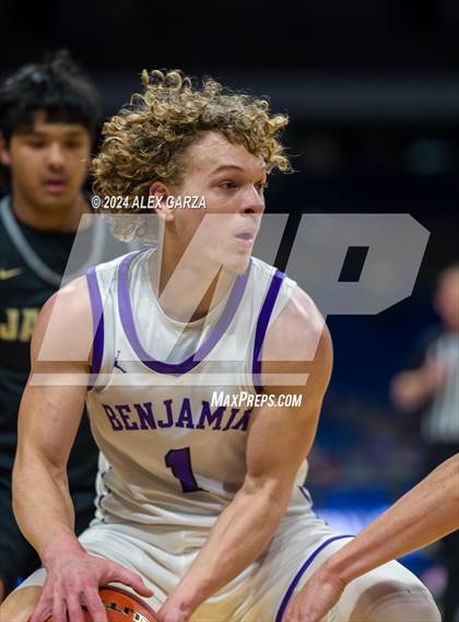 Thumbnail 3 in Benjamin vs Jayton (UIL 1A Basketball Final) photogallery.
