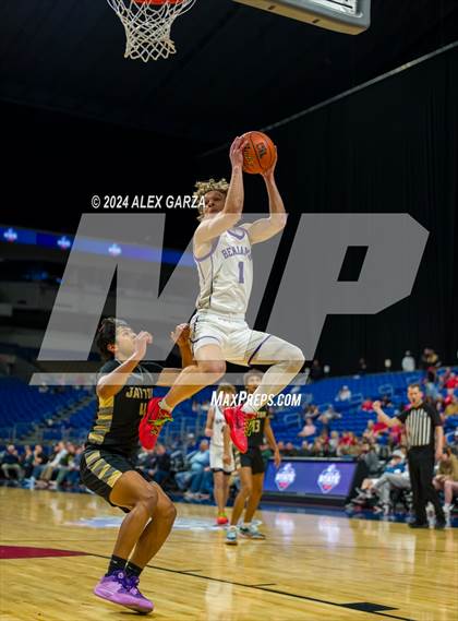 Thumbnail 2 in Benjamin vs Jayton (UIL 1A Basketball Final) photogallery.